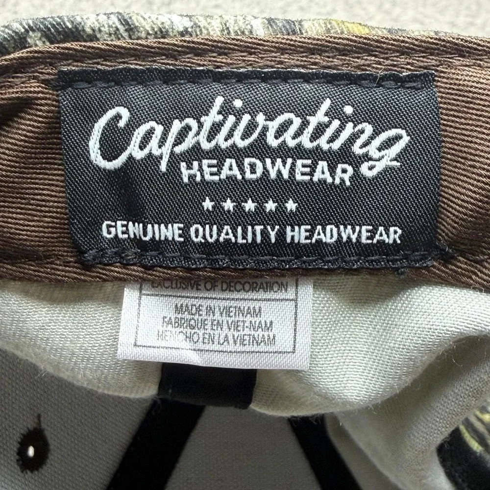 NWT Captivating Headwear OSU Oklahoma State Cowboys Mossy Oak Camo Hat